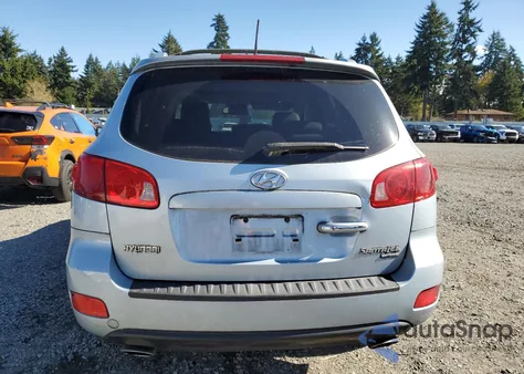 2007 Hyundai Santa Fe Se from USA, damaged, VIN 5NMSH13EX7H086197